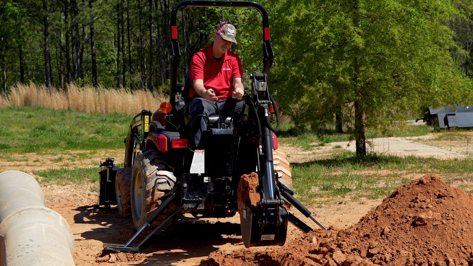 Yanmar Tractor Backhoe Float